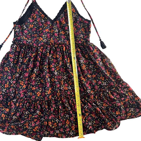 Patrons of Peace, womens Dresses, Size M, Floral Black Maxi Dress - Picture 2 of 11